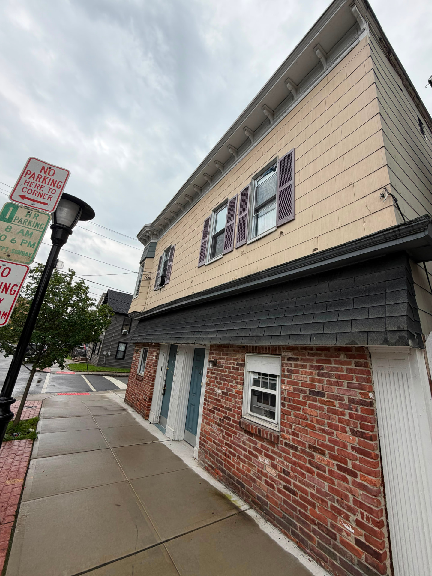 Sidewalk view of 10 Mitchell in West Orange
